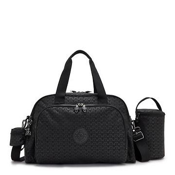 Kipling Camama Printed Diaper Bag Väska Svarta | SE 1965OK